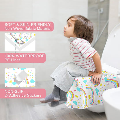 20 Pack Disposable Toilet Seat Covers for Travel, Individually Wrapped