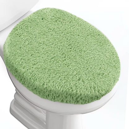 Soft Microfiber Toilet Seat Cover 17.5" x 15" Machine Washable