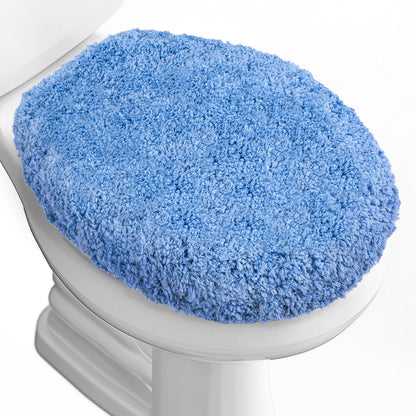 Soft Microfiber Toilet Seat Cover 17.5" x 15" Machine Washable