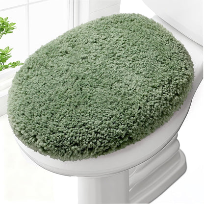 Soft Microfiber Toilet Seat Cover 17.5" x 15" Machine Washable
