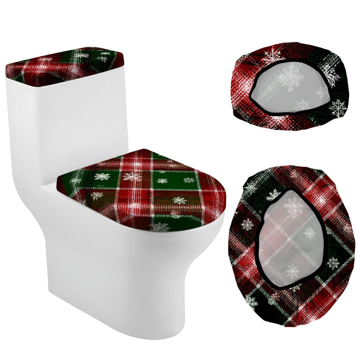Christmas Toilet Lid Cover