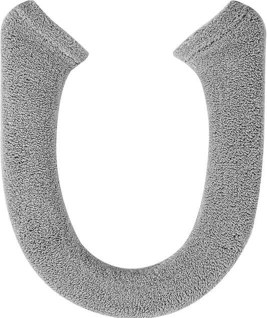 Toilet Seat Cover with Snaps Fixed, Toilet Seat Cushion for Bathroom