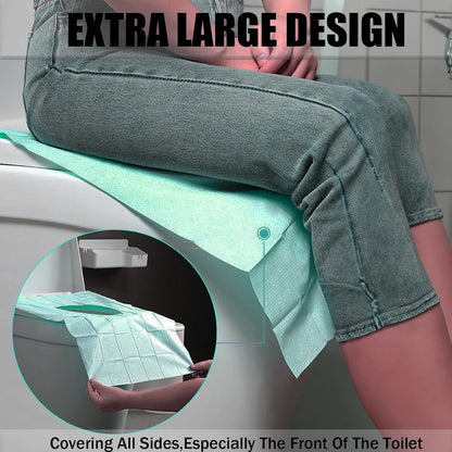 Rgqphantom 50 Pack Toilet Seat Covers Disposable, Portable Toilet Liners