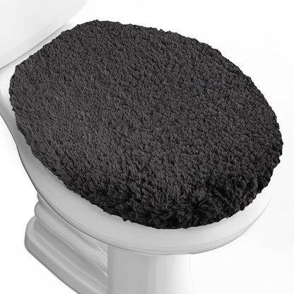 Soft Microfiber Toilet Seat Cover 17.5" x 15" Machine Washable