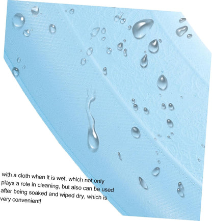 Unomor EVA Toilet Seat Cushion Pads 2Pcs Blue Bathroom Cover Pair Kit