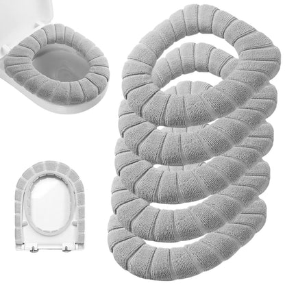 Legigo 5 Pack Toilet Seat Cover, Soft Toilet Seat Warmer Pads for Bathroom