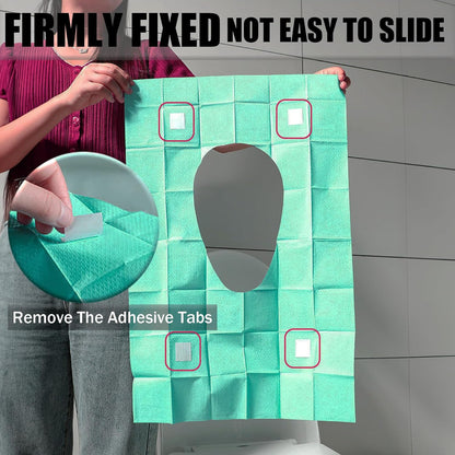 Rgqphantom 50 Pack Toilet Seat Covers Disposable, Portable Toilet Liners