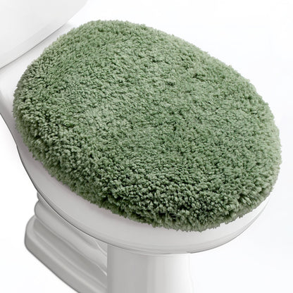 Soft Microfiber Toilet Seat Cover 17.5" x 15" Machine Washable