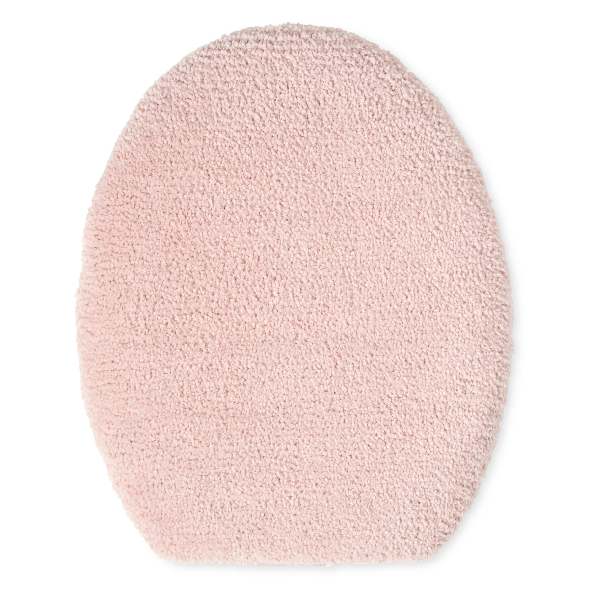 TOWN & COUNTRY EVERYDAY Ultra Plush Solid Tufted Toilet Lid Cover, Soft and Absorbent, Non-Slip Cover, Machine Washable, Aqua Blue, 18"x19"