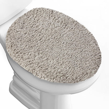 Soft Microfiber Toilet Seat Cover 17.5" x 15" Machine Washable