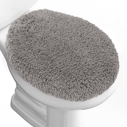 Soft Microfiber Toilet Seat Cover 17.5" x 15" Machine Washable