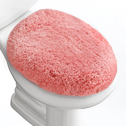 Soft Microfiber Toilet Seat Cover 17.5" x 15" Machine Washable