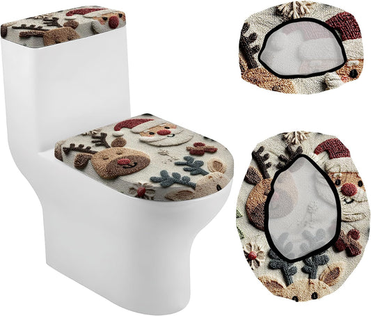 Christmas Toilet Lid Cover