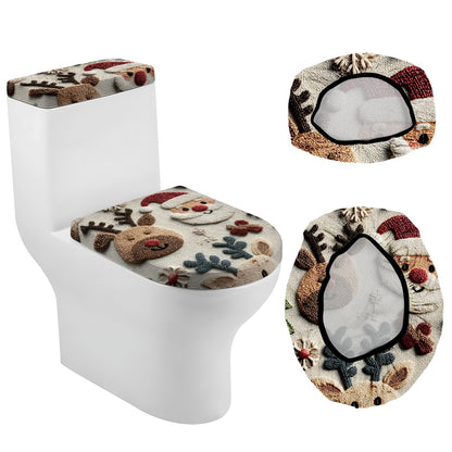 Christmas Toilet Lid Cover