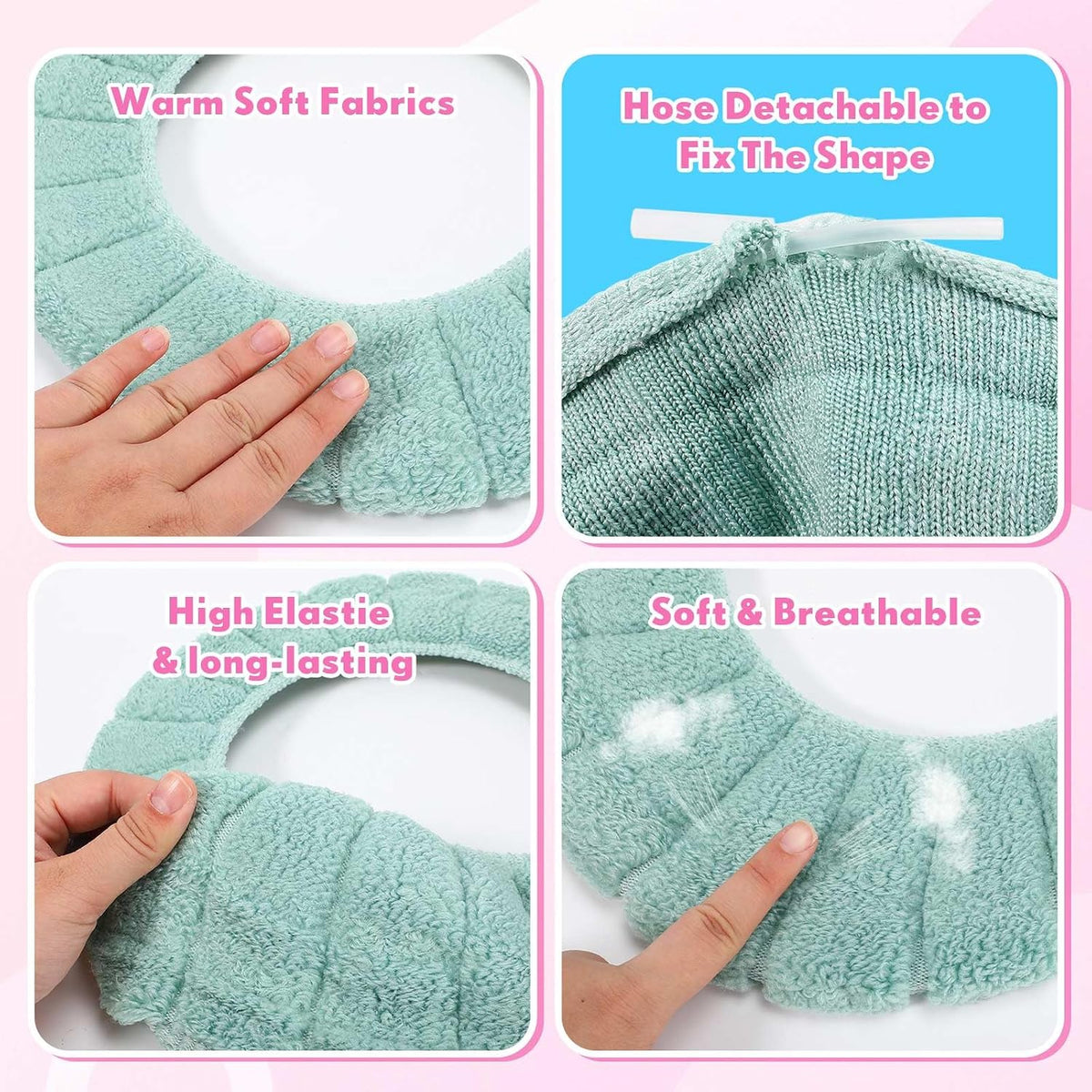 Tegeme 12 Pcs 11.8'' Thicker Bathroom Toilet Seat Cover Pads Bulk,Colorful