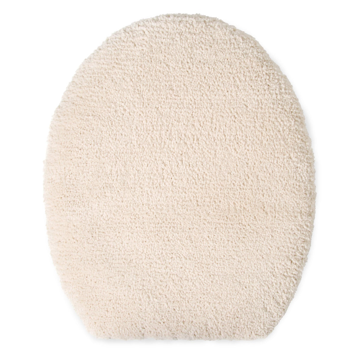 TOWN & COUNTRY EVERYDAY Ultra Plush Solid Tufted Toilet Lid Cover, Soft and Absorbent, Non-Slip Cover, Machine Washable, Aqua Blue, 18"x19"