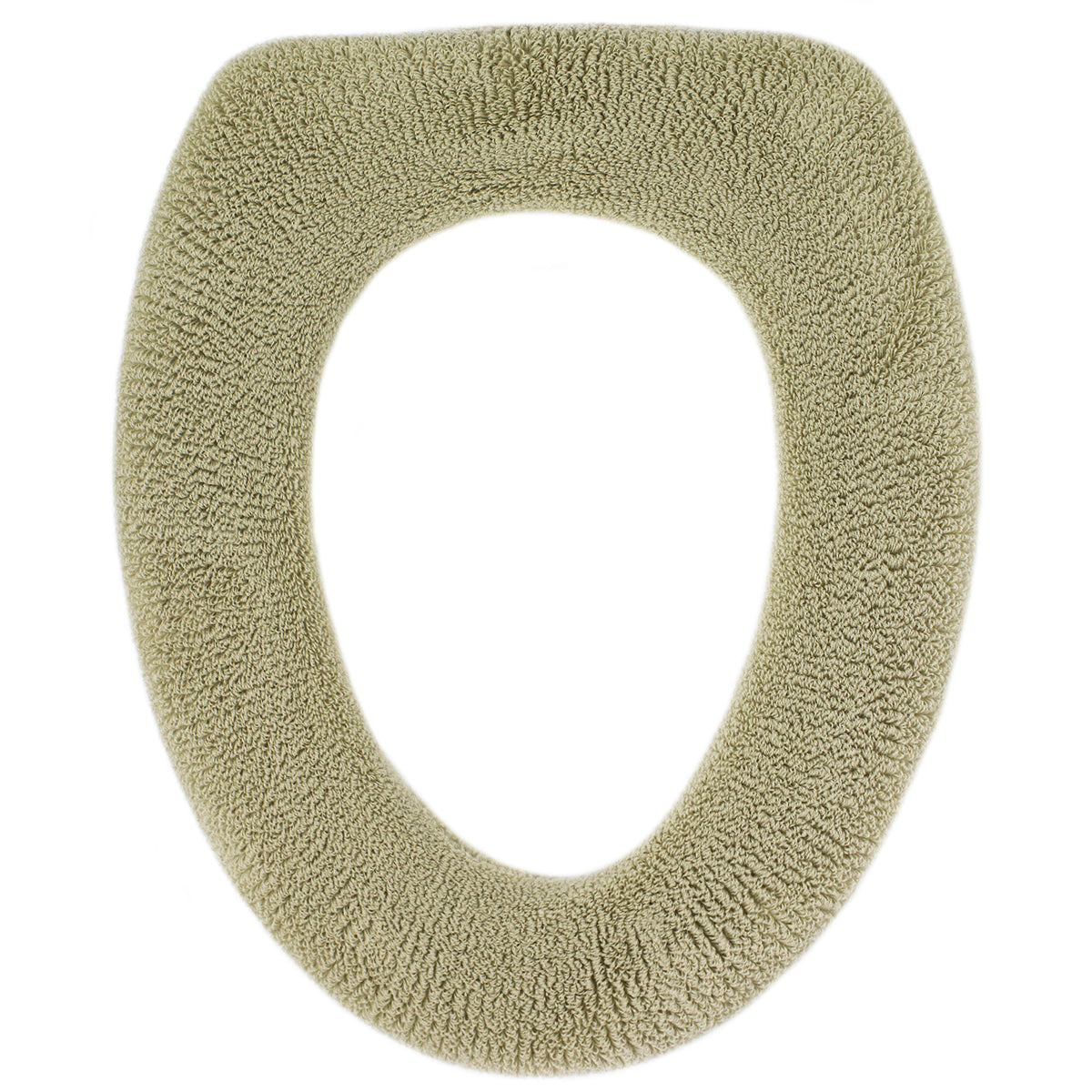 Soft Toilet Seat Cover - Plush, Thick Fabric Toilet Seat Warmer for Round & Elongated 14x18" Toilet Seats - Reusable, Machine-Washable, Easy-Install - Gift-Ready Packaging - Infinity Blue
