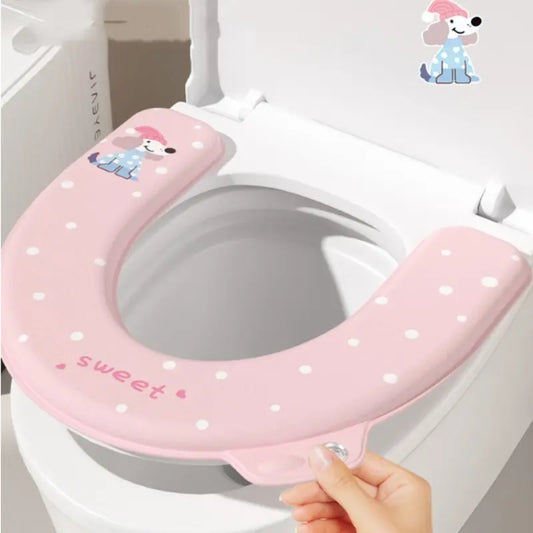 EVA Toilet Mat Latest Design Waterproof Thickened For All Seasons Washable With Fragrance