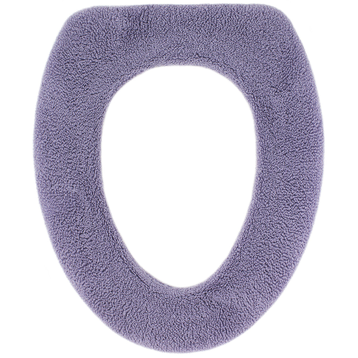 Soft Toilet Seat Cover - Plush & Thick Fabric Toilet Seat Warmer for Round & Elongated 14x18" Toilet Seats - Reusable, Washable, Easy-Install - Gift-Ready Packaging - Eucalyptus Green