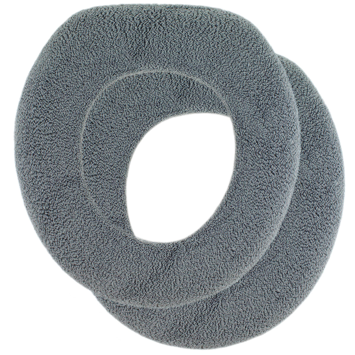 Soft Toilet Seat Cover - Plush & Thick Fabric Toilet Seat Warmer for Round & Elongated 14x18" Toilet Seats - Reusable, Washable, Easy-Install - Gift-Ready Packaging - Eucalyptus Green