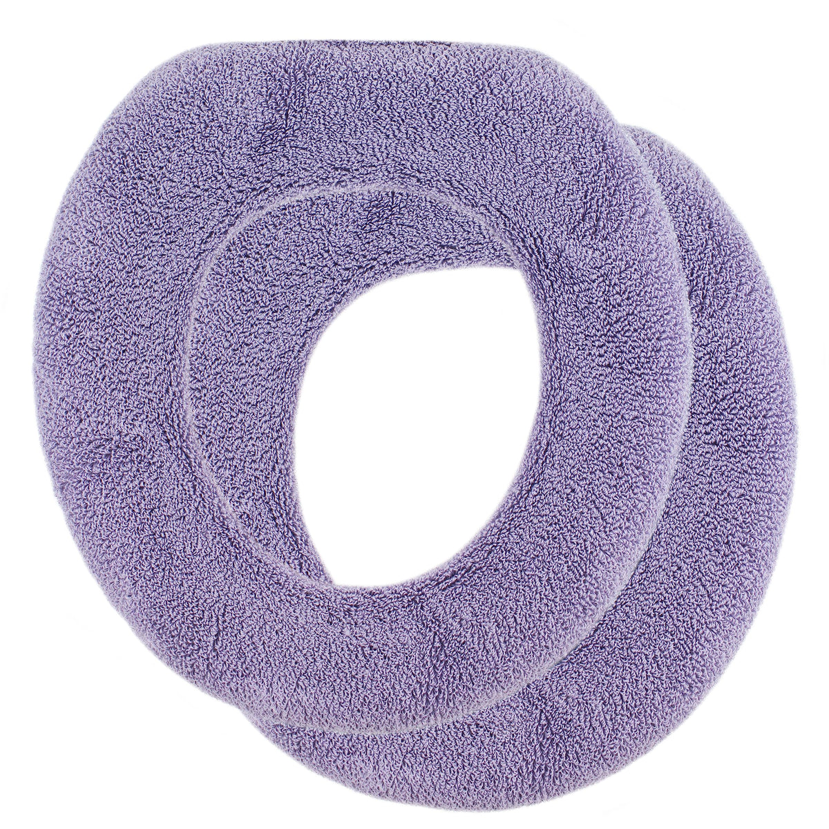 Soft Toilet Seat Cover - Plush & Thick Fabric Toilet Seat Warmer for Round & Elongated 14x18" Toilet Seats - Reusable, Washable, Easy-Install - Gift-Ready Packaging - Eucalyptus Green