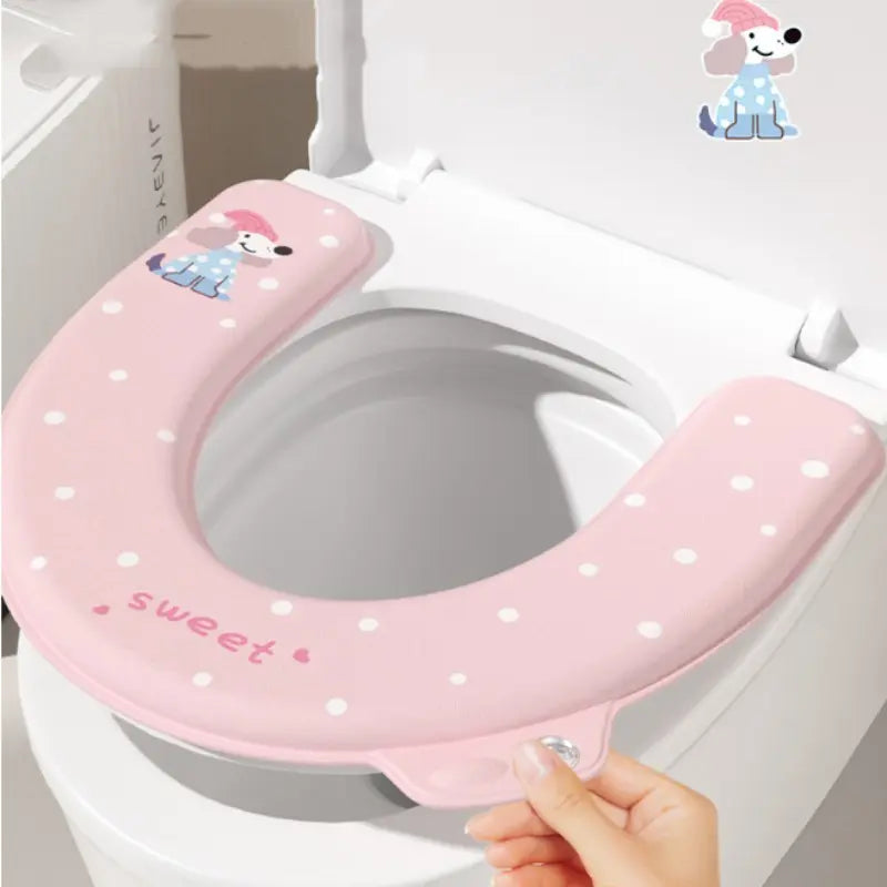 EVA Toilet Mat Latest Design Waterproof Thickened For All Seasons Washable With Fragrance
