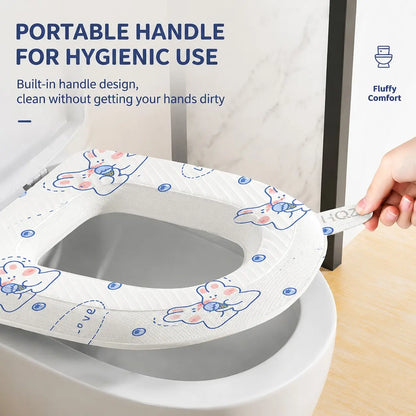 3-Pack Universal Toilet Seat Cushion, Soft Eva Padded, Waterproof, Easy Clean, Fits Most O/v/u Shape Toilets, Bathroom Seat Pad, Toilet Seat Covers for Bathroom